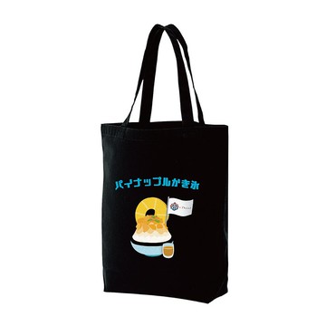 【夏日清涼散冊】 kuroi-T X 春田氷亭 | 寬底肩背帆布包