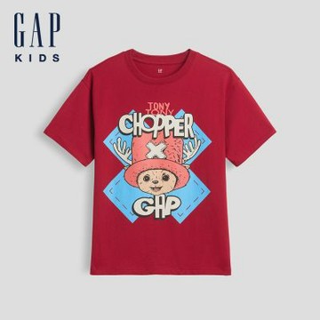 【GAP】兒童Gap × ONE PIECE航海王圖案T恤-紅色(1179963)