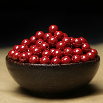 朱砂散珠珠子高含量紫金砂原石原礦手串配珠配件手鏈項鏈手工配飾