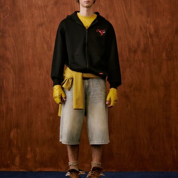 Sprayground X NBA 聯名 連帽外套 公牛隊 黑