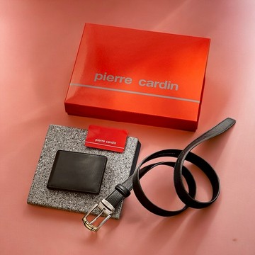 ❤️新年獨家組合 ❤️ 快速出貨 ❤️ 【pierre cardin 皮爾卡登】皮帶+皮夾低調奢華 1980 禮盒組