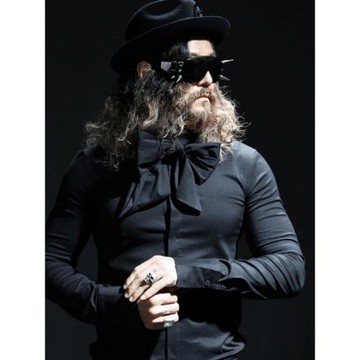 2025發型師襯衣修身男韓版禁欲職業夜店山本耀司風長袖襯衫潮上衣