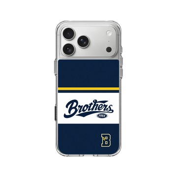 iPhone 17 Pro Max Clear Case（相機按鈕） 透明 - 職棒-中信兄弟 Brothers - BROTHERS學院風格