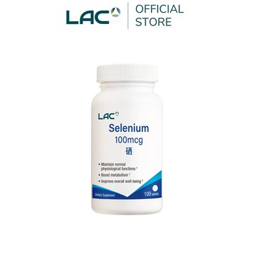 【LAC利維喜】硒100食品錠100錠(有機硒/保護力/青春活力劑/素食可)