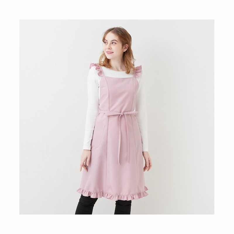 Francfranc ミニフリル フルエプロン ピンク Women 食器 キッチン エプロン 通販 Lineポイント最大0 5 Get Lineショッピング