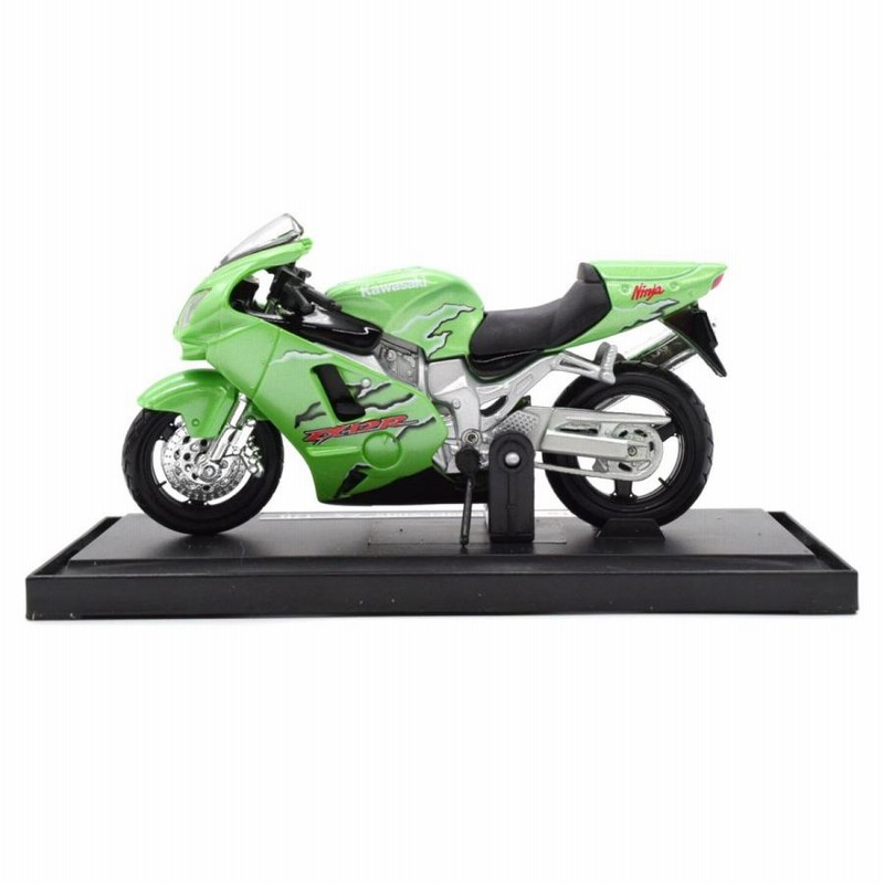 リアルバイク カワサキ ニンジャ Kawasaki Ninja ZX-12R ダイキャストモデル ミニカー ライトグリーン 黄緑 Maisto マイスト  1：18 | LINEショッピング