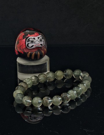 綠幽靈 8.7mm 水晶手鍊  ( HKA9217 )