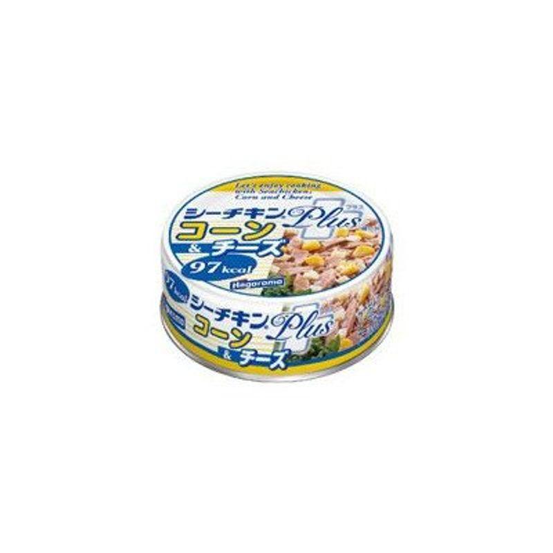 はごろもフーズ シーチキン Plus プラスコーンチーズ 80g缶 1ケース(24缶入)