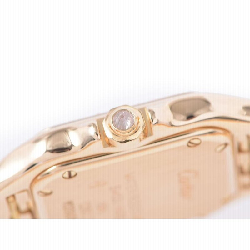 カルティエ CARTIER パンテールSM 12802 YG 一重ダイヤベゼル