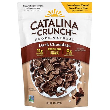 Catalina Crunch, 蛋白質穀物，黑巧克力味，9 盎司（255 克）