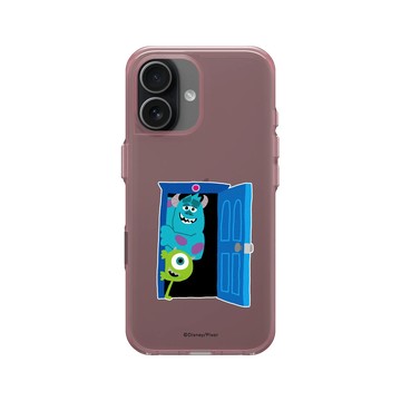 iPhone 17 Clear (相機按鈕) 晶醺玫 - 迪士尼-皮克斯 PIXAR - Knock! 怪獸電力公司