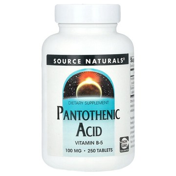Source Naturals, 泛酸，250 片