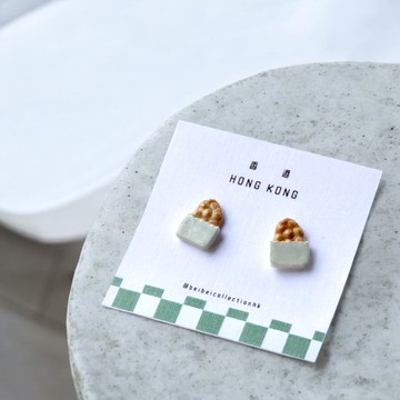 雞蛋仔 耳環 HK Collection