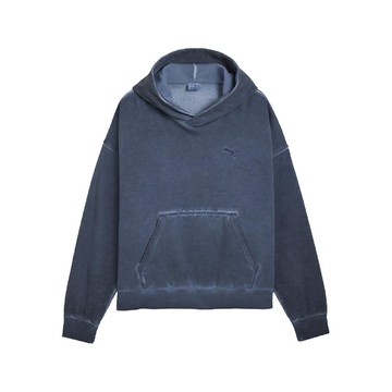 水洗帽T Washed Out Graphic Boxy 歐規 藍 連帽 仿舊 635272-80