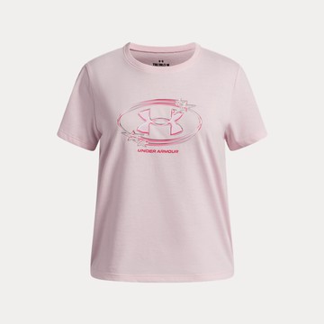 UA 女童 Star Logo Lockertag 短袖T-Shirt