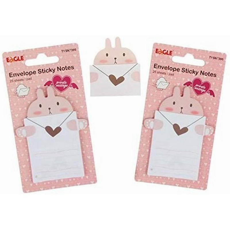 Eagle かわいい 付箋 強力 マーカー 漫画のスティッキーノート バニー 25枚 2パッド ピンク 通販 Lineポイント最大0 5 Get Lineショッピング