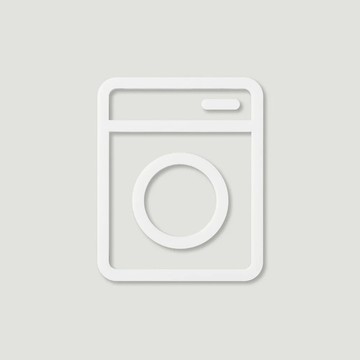 MOHEIM LAUNDRY 洗衣標示 白