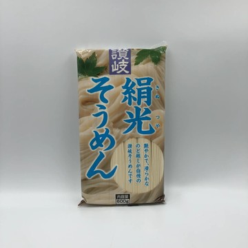 讚歧絹光素麵600g