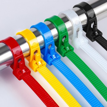 可退式紮帶4x150mm裸裝10條 尼龍理線帶 束線帶 活對式綁線帶 紮線帶 綁線器