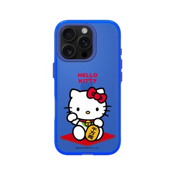 iPhone 16 Pro Clear 激光藍 - 三麗鷗-Hello Kitty - 幸運招財貓