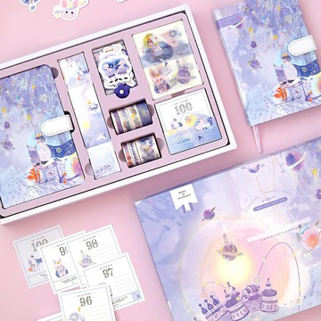 【清倉】網紅手賬本套裝工具全套簡約ins風少女心可愛活頁古風筆記本子記事本日系文藝日記本小清新學生