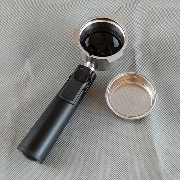 （咖啡用品與配件）] 51mm 意式咖啡機 咖啡過濾器  咖啡機手柄 咖啡師工具 鋁製手柄 雙杯粉碗