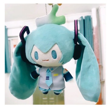 【臺灣出貨】初音未來頂寶系列毛絨玩偶 巡音流歌鏡音雙子毛絨公仔超萌少女
