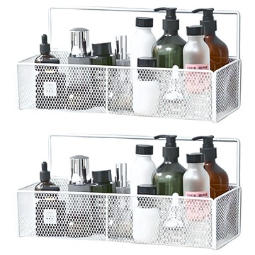 小麥購物 網格置物架 C422 大 261g  2個  經典白