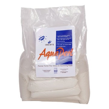 AquaPerl Premier Perlite Filter Media for Swimming Pool 12 packs of 0.5 lbs Water soluble pouches by Imerys