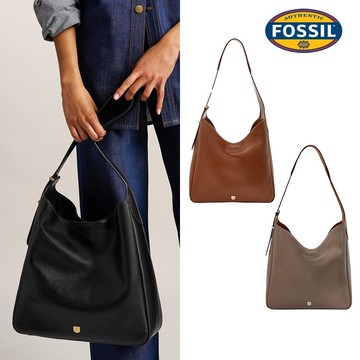 【FOSSIL 官方旗艦館】Dillon 真皮Hobo肩背包(多色可選)