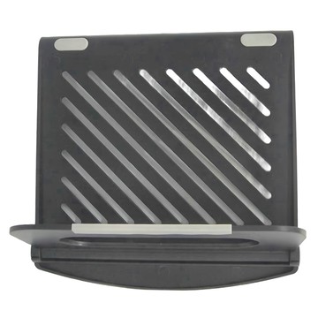 無段式調整攜折疊平板筆電支架  矽膠+ABS材質，尺寸約24.5*24.5cm  黑色  1個