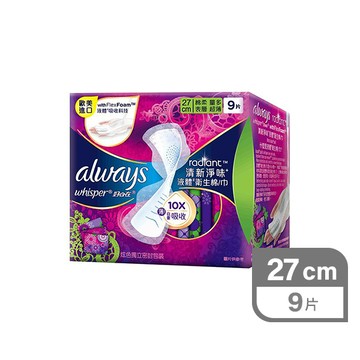 好自在清新淨味液體衛生棉9片27cm