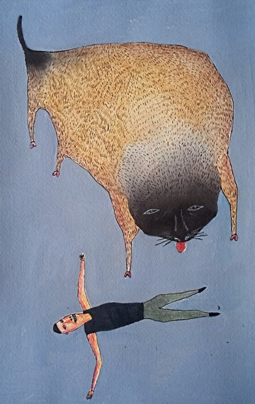 畫作（裝死）