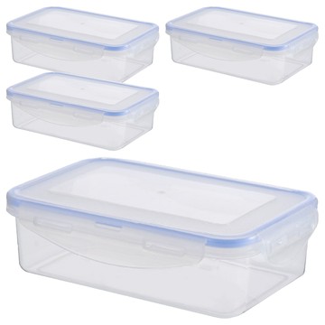 小麥購物 密封保鮮盒組 C261  2組  2個容器 + 2個蓋子