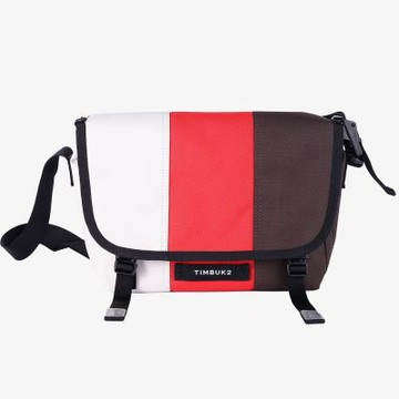 Timbuk2 Classic Messenger CorduraR Eco 11 吋經典郵差包 - 白紅棕拚色
