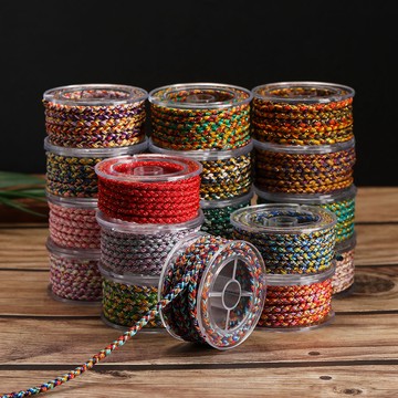 滌綸72金絲龍鱗線手工DIY編織繩手繩平安扣吊墜掛繩玉佩掛件編繩 海鷗