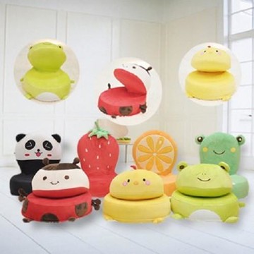 【協貿】毛絨沙發椅卡通兒童懶人沙發可愛單人可拆洗座椅