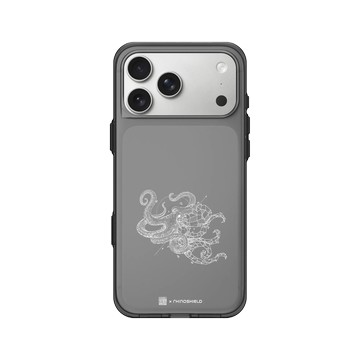 iPhone 17 Pro Max Clear (相機按鈕) 酷墨灰 - Kerby Rosanes - 章魚 - 白