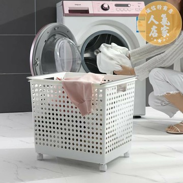 髒衣籃 洗衣籃推車 行動髒衣籃 框框收納筐廁所臟衣服網紅大號臟衣簍推車可行動臟衣籃帶輪洗衣籃
