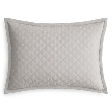 Hudson Park Double Diamond Quilted King Sham - Exclusive