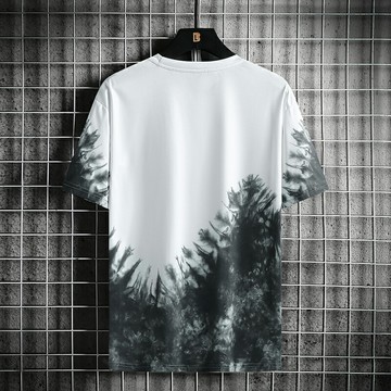 冰絲短袖t恤 男潮夏季滑料冰感半袖體恤 男裝潮流上衣服【不二雜貨】