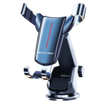 新款車載重力感應金屬款手機支架 儀表臺伸縮款吸盤式導航支架