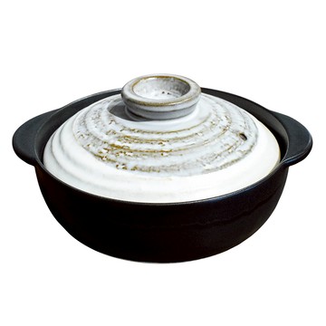 佐和陶瓷 灰釉8號砂鍋 日本製 29 x 15cm 1850ml  1個  29cm