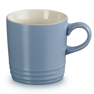LE CREUSET -瓷器英式馬克杯350ml (礦石藍-無盒)
