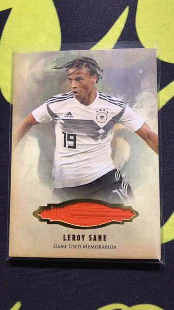 2019 Futera EX09 勒魯瓦 薩內 Leroy Sane 19編尾編同背 球衣卡