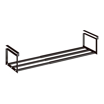 YOUNCO 可調長度鞋子收納架  黑色  1個