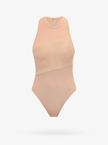 Lycra one-piece swimsuit with ff print - FENDI - gender_Woman