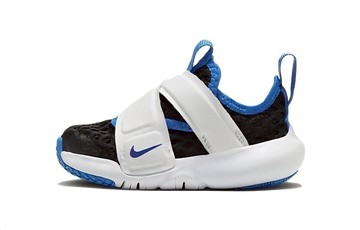 TD NIKE FLEX ADVANCE BR SHOES WHITE BLACK BLUE
