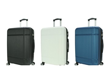 ~雪黛屋~Eason 行李箱加大360旋轉飛機輪ABS密碼鎖防刮耐摔耐磨損U043