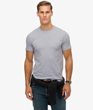 Superdry Men's Classic Essential T-shirt Blue Size: L